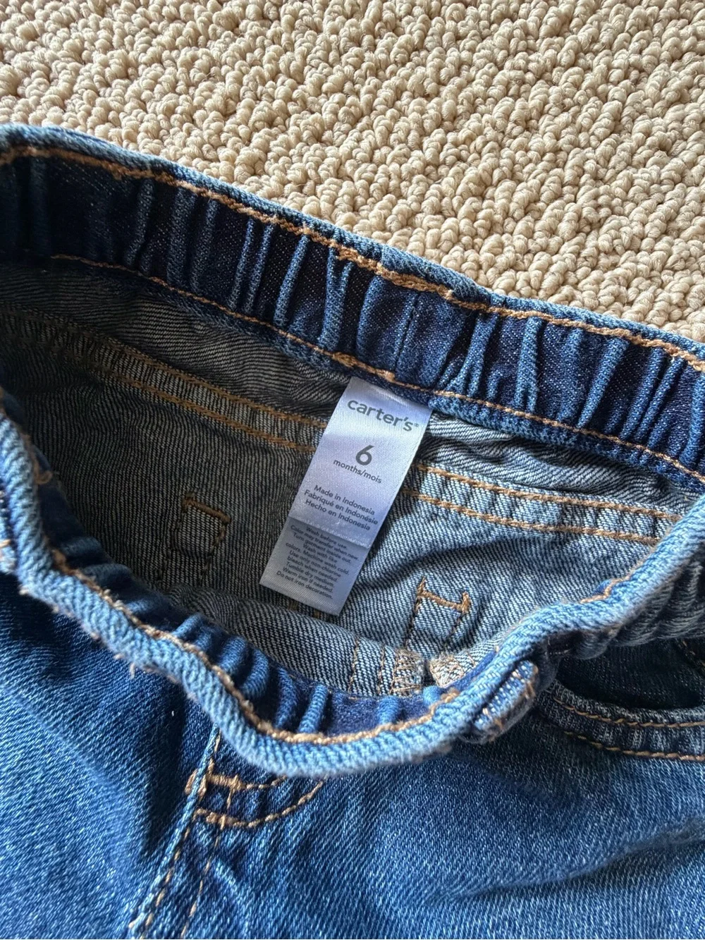 Carter's Indigo Pull-On Denim Jeans
